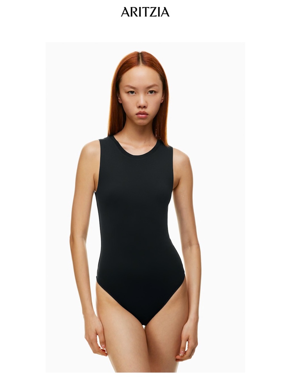Babaton Sleek High-Neck Sleeveless Bodysuit - Black